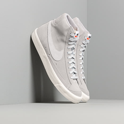 Men s shoes Nike Blazer Mid 77 Suede Wolf Grey Pure Platinum Sail Footshop