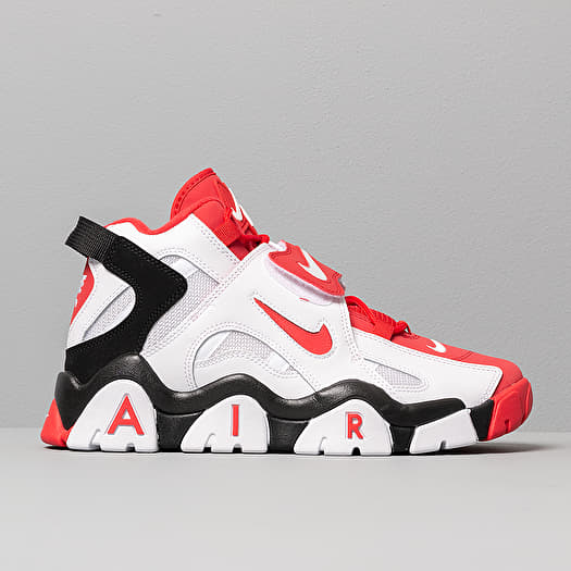 Men s shoes Nike Air Barrage Mid White University Red Black Footshop