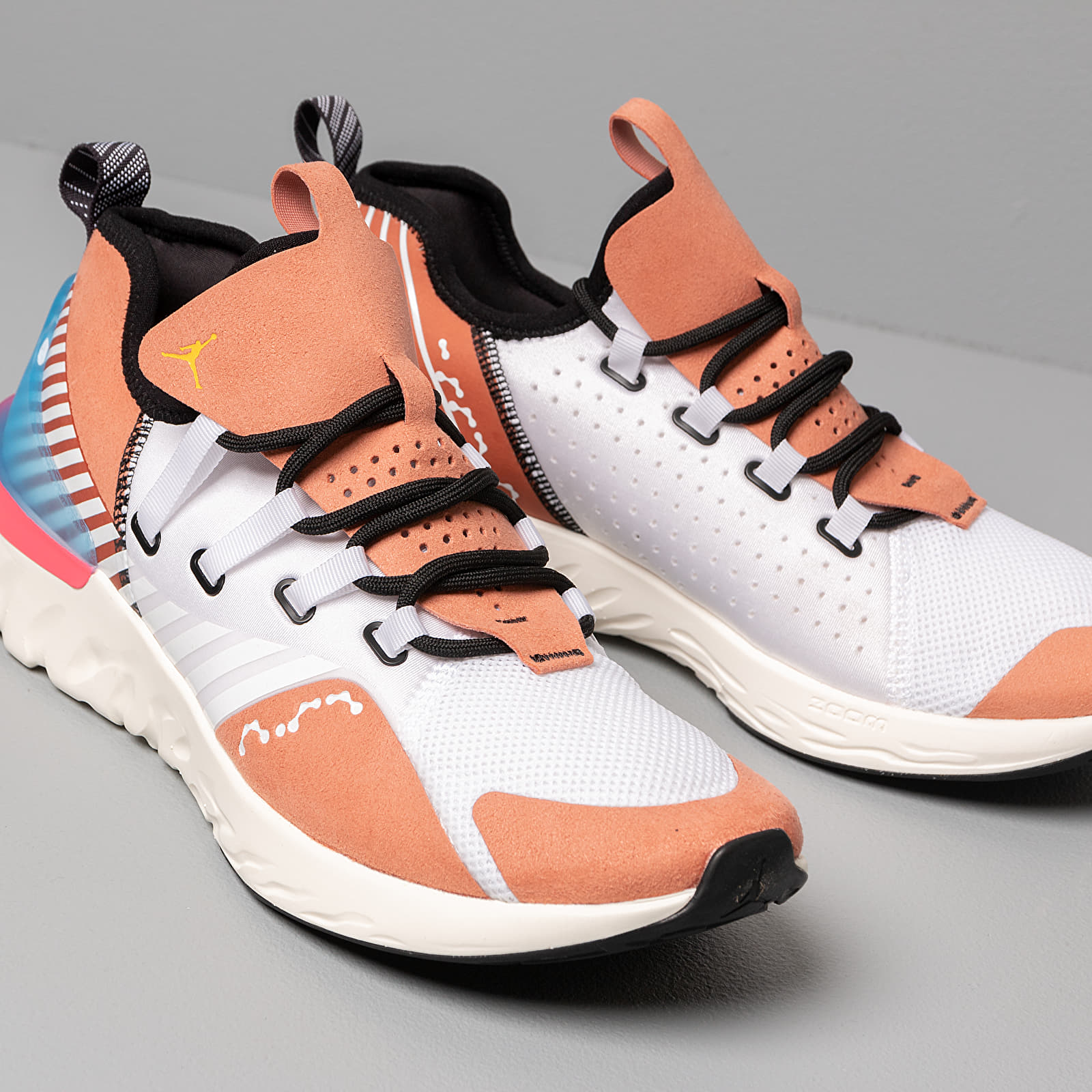 Men s shoes Jordan React Havoc SE JSP White Metallic Gold Terra Blush Black Footshop