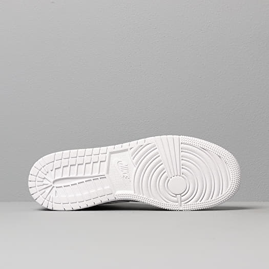 Air Jordan 1 Mid (GS) White/ White-White | Footshop