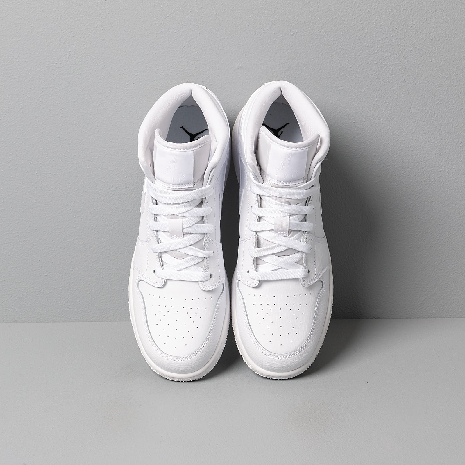 Gyerek sneakerek and cipők Air Jordan 1 Mid (GS) White/ White-White