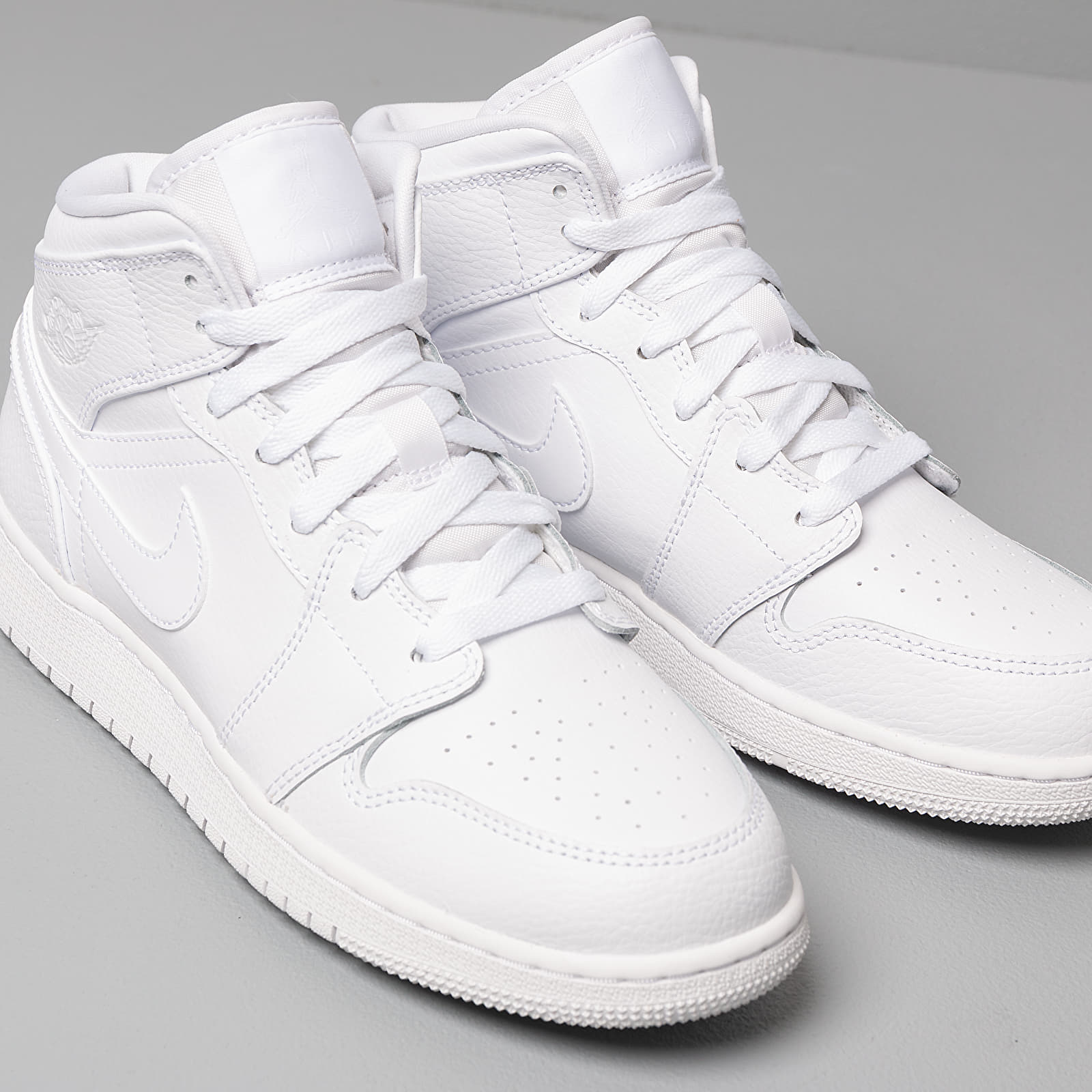 Shops Jordan 1 Mid Triple White Boys 6Y