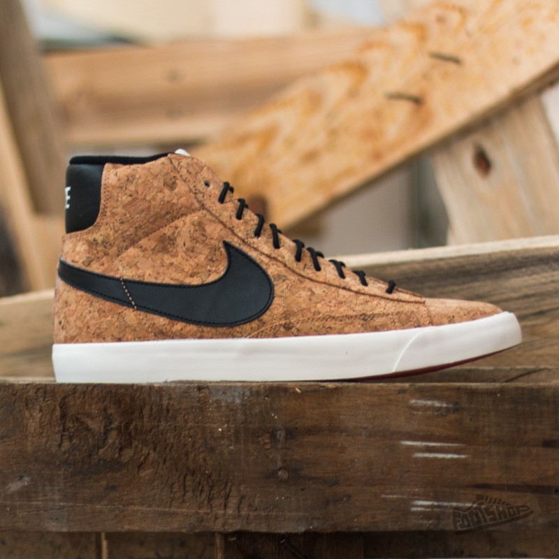 スニーカー NIKE BLAZER MID CORK Nike Blazer Mid Cork Natural/Black | Footshop