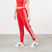 Adidas pants on sale red stripes