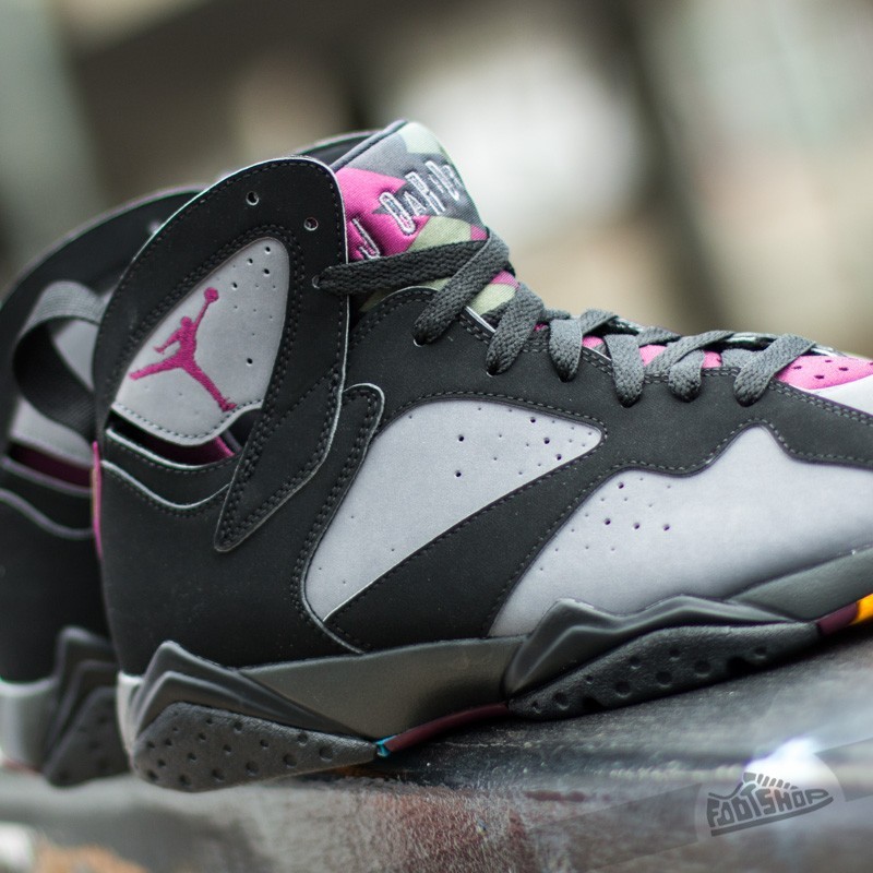 Scarpe donna Air Jordan 7 Retro (BG) Black/ Bordeaux-Light