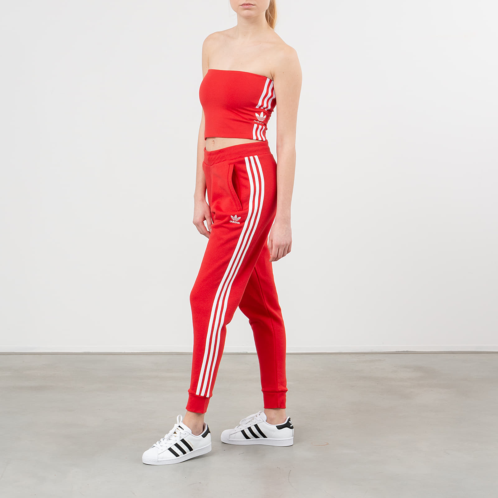 Tops adidas Tube Top Lush Red/ White