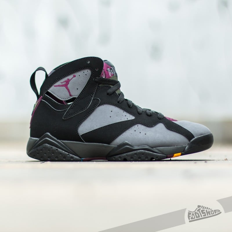 Herenschoenen Air Jordan 7 Retro Black Bordeaux Light Graphite