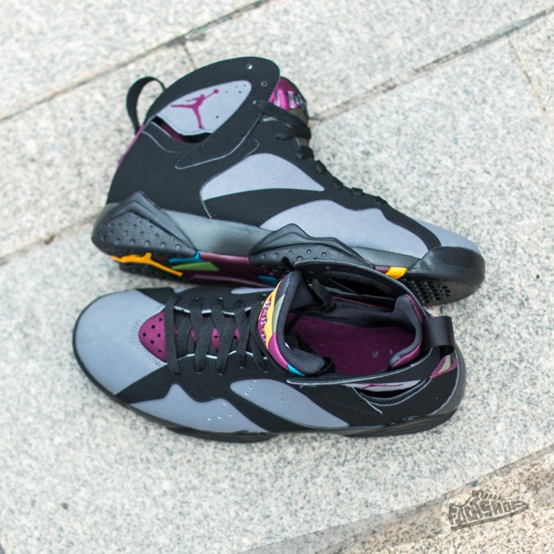 AIR JORDAN７ Scarpe uomo Air Jordan 7 Retro Black/Bordeaux-Light Graphite