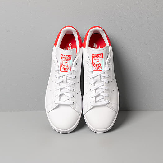 Men s shoes adidas Stan Smith Ftw White Ftw White Lust Red Footshop