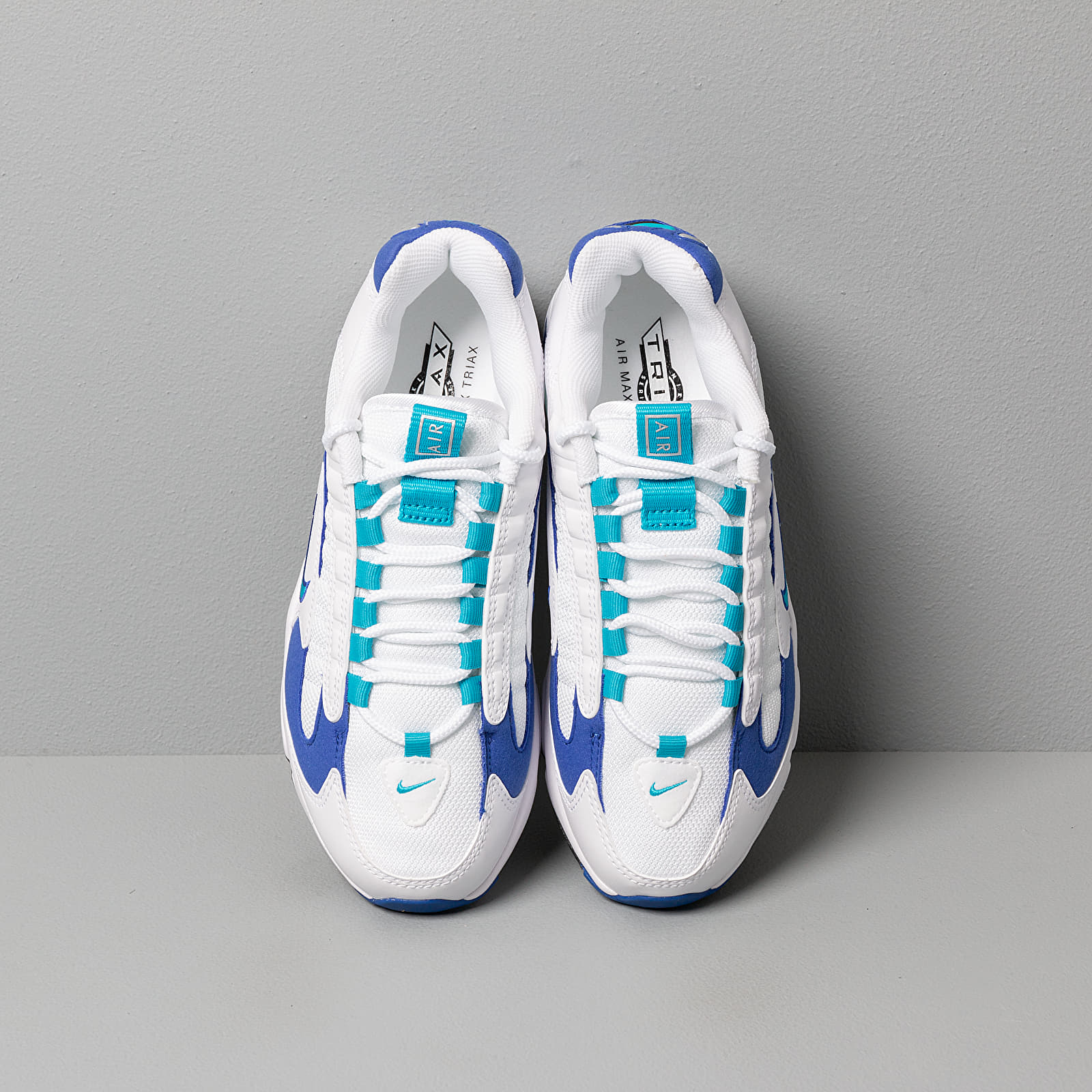 Damen Sneaker und Schuhe Nike W Air Max Triax White Lagoon Newport Blue Black Footshop