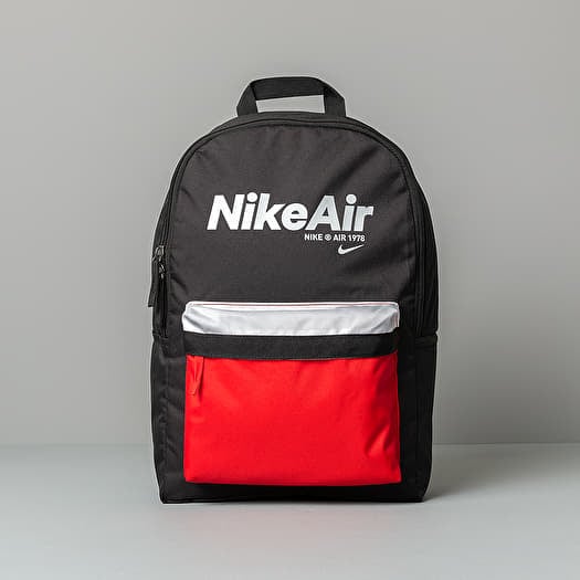 Black and red nike backpack shop