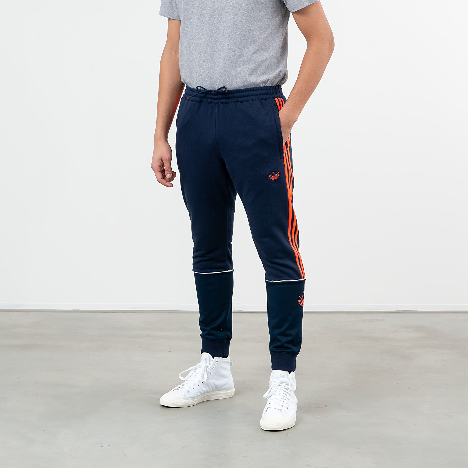 Hosen adidas Outline Fleece Sweatpants Night Indigo