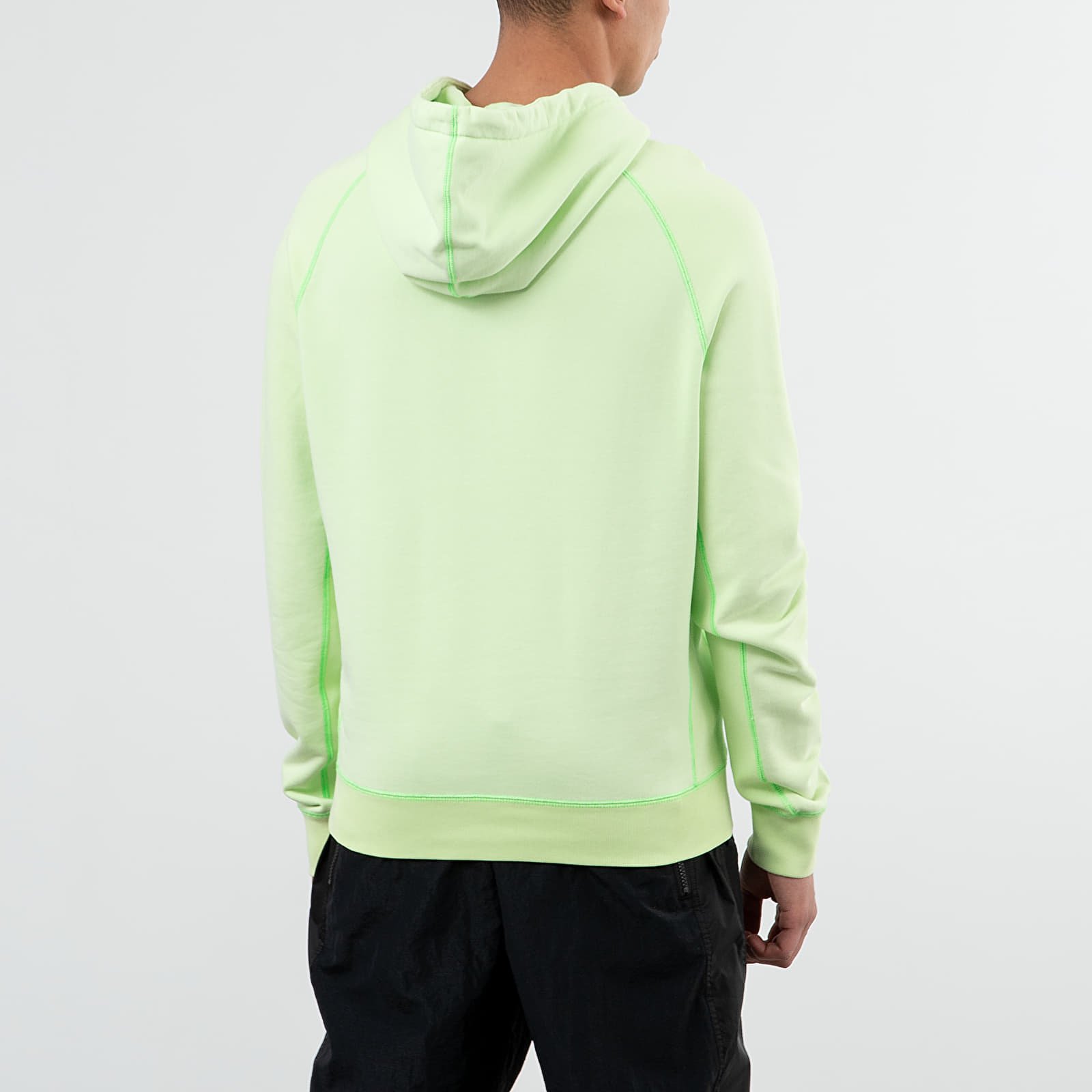 Kapucnis pulóverek és pulcsik Jordan Wings Wash Fleece Hoodie Ghost Green/ Ghost Green