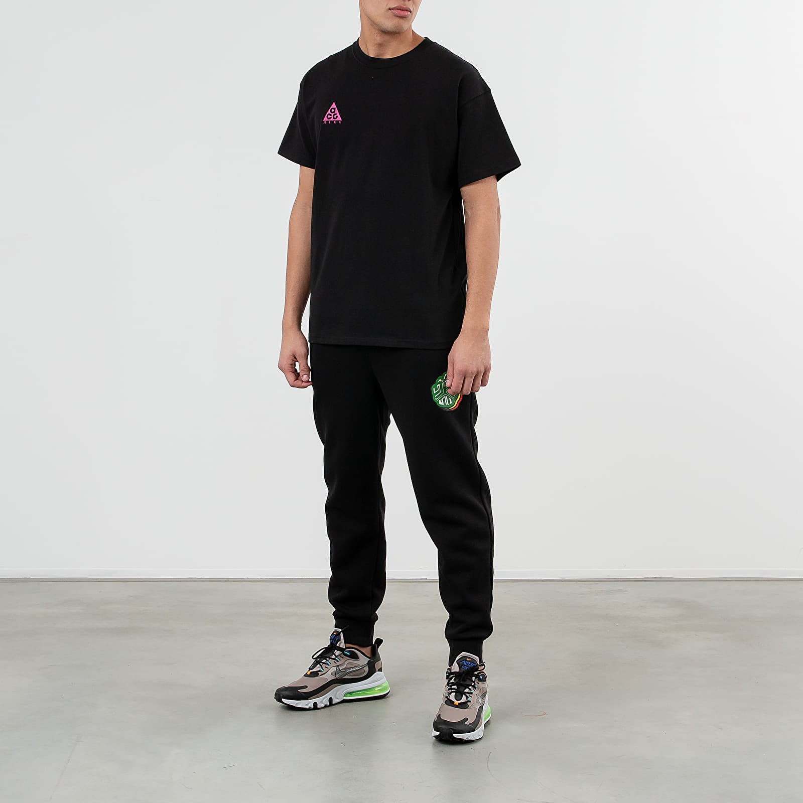 Pants and jeans Jordan Sticker Fleece Pants Black Footshop