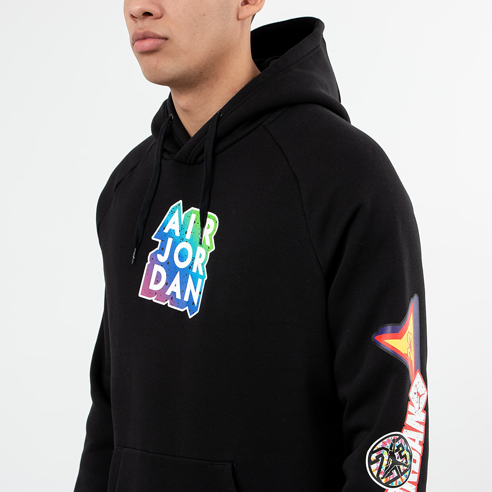 Jordan sticker outlet pullover hoodie