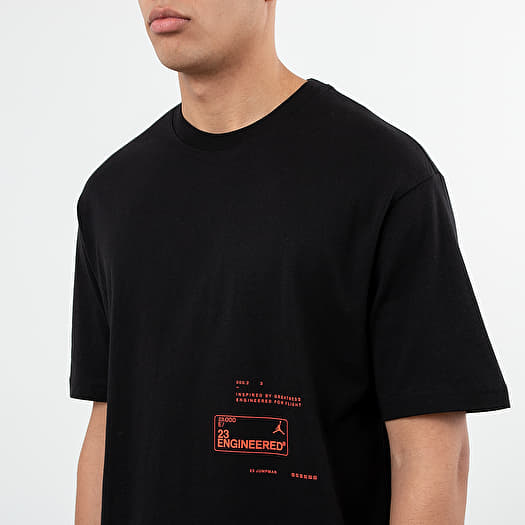 T shirts Jordan 23ENG Jordan Tee Black Infrared 23 Footshop