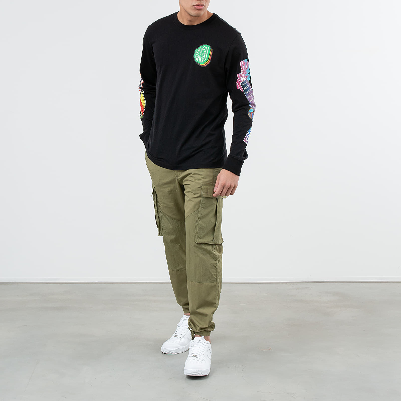 jordan green cargo pants