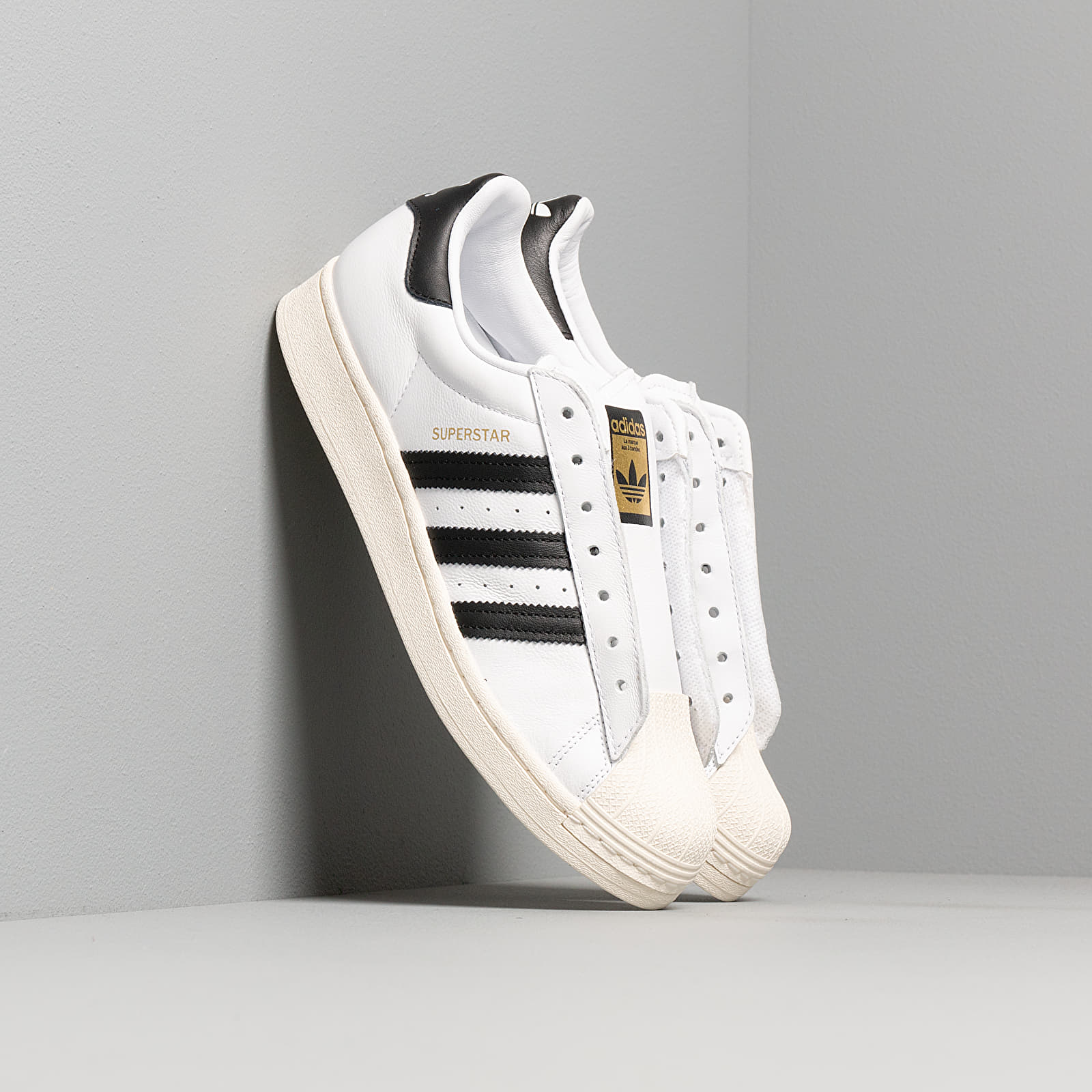 Men s shoes adidas Superstar Laceless Ftw White Core Black Ftw White Footshop