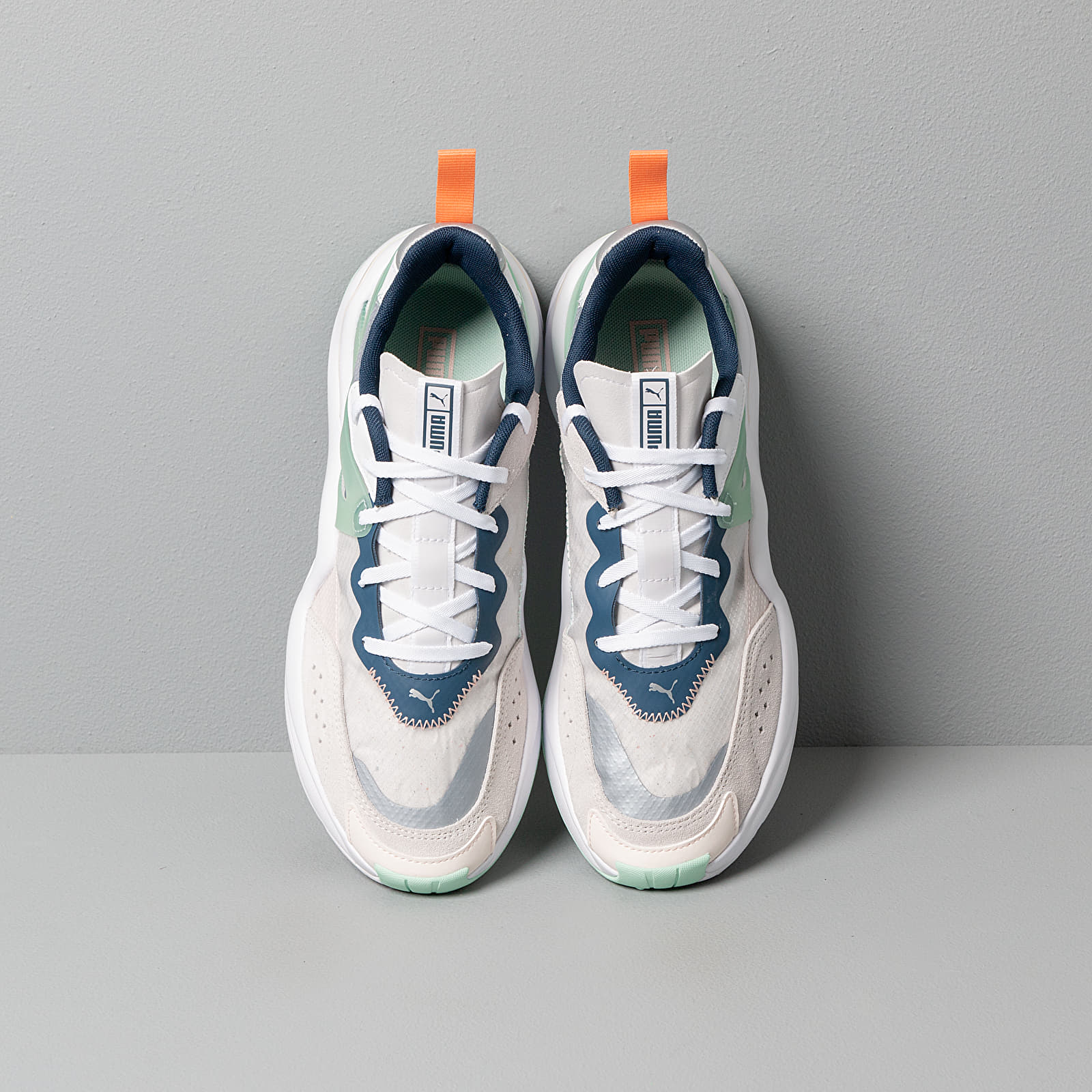 Zapatillas mujer Puma Rise Wn S White-Mist Green-Cantaloupe