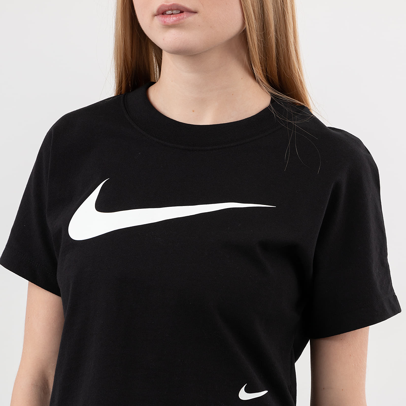 Tank Tops Nike Sportswear Swoosh Top Black/ White