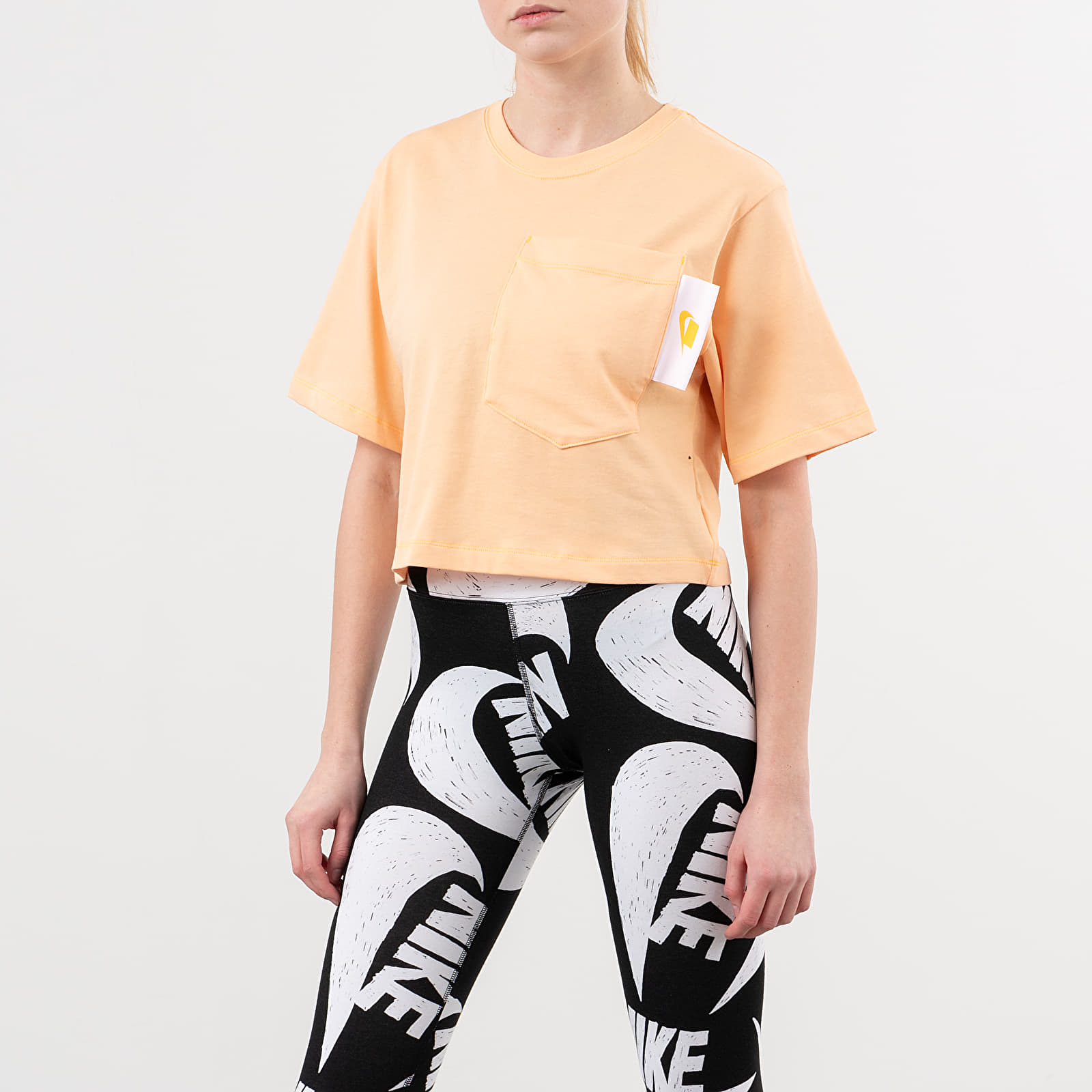 Trička Nike Sportswear Crop Top Orange Chalk/ White/ Laser Orange
