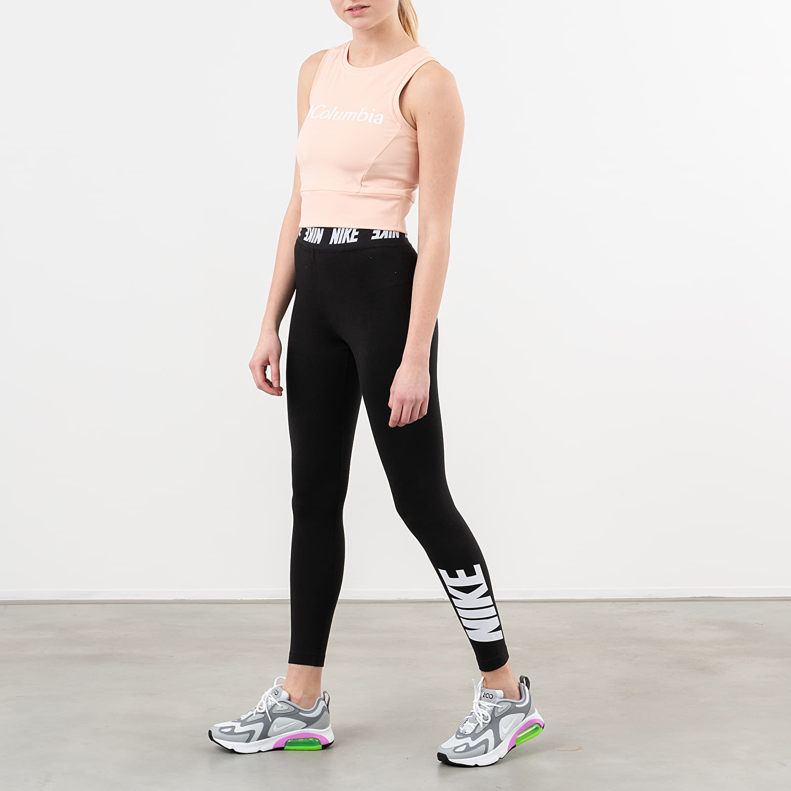 Vests Columbia Windgates Cropped Tank Peach Cloud/ White