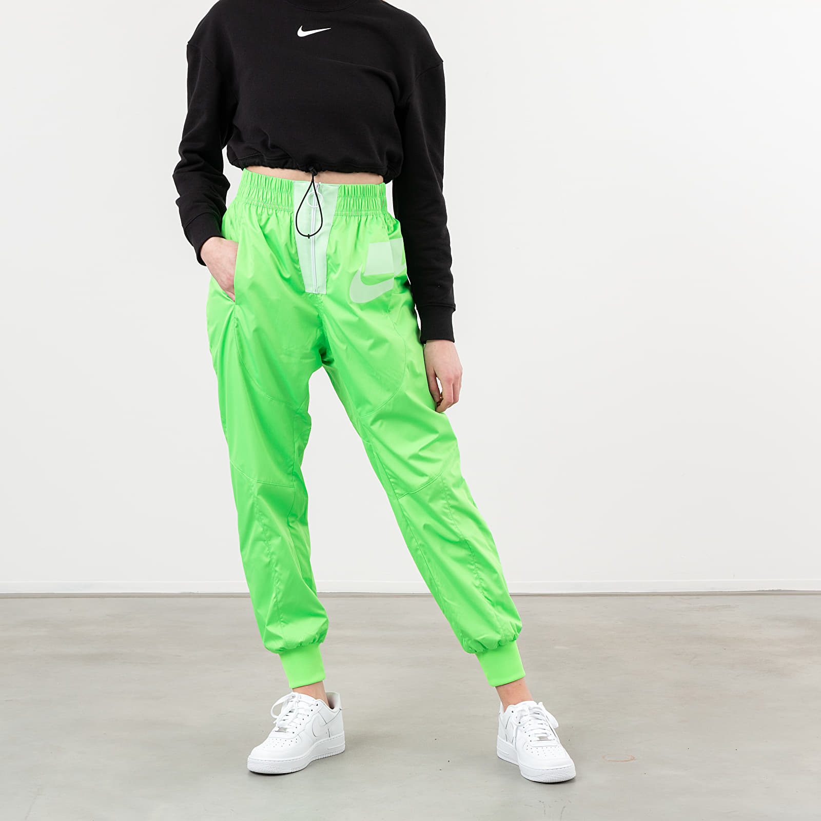 Nike Sportswear Rally Metallic Pants - Green, AJ0094-399