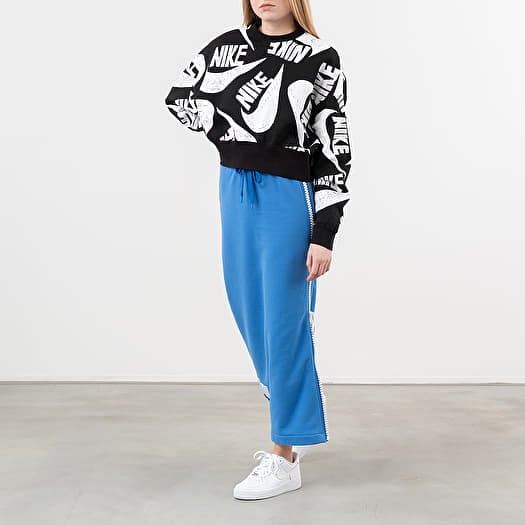 Gonne Nike Sportswear Fleece Long Skirt Pacific Blue White Soar Footshop