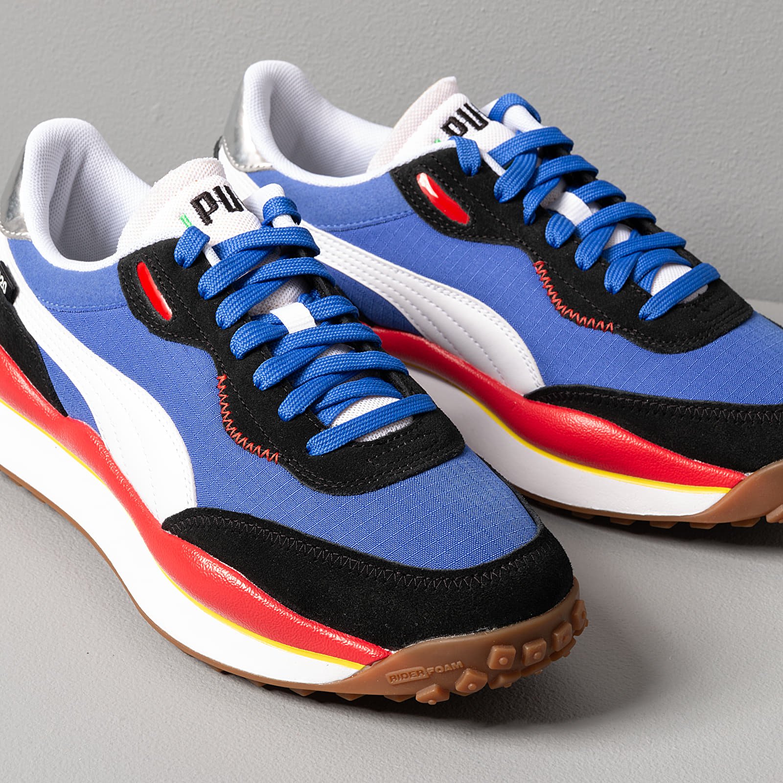 Men s shoes Puma Style Rider Play On Daz Blue Puma Black Hgh Rsk Red Footshop