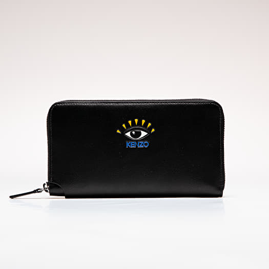 Portafogli KENZO Long Zip Wallet Black Footshop