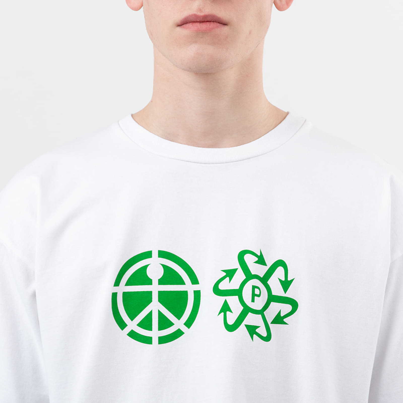 Tričká PACCBET Print Logo Tee White