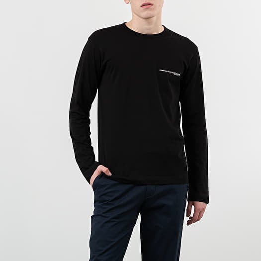 Comme des garcons long sleeve black outlet