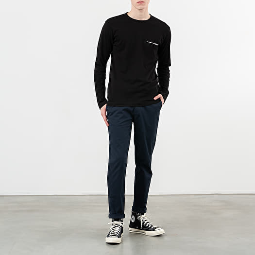 T-shirts Comme Des Garçons SHIRT Logo Long Sleeve Tee Black | Footshop