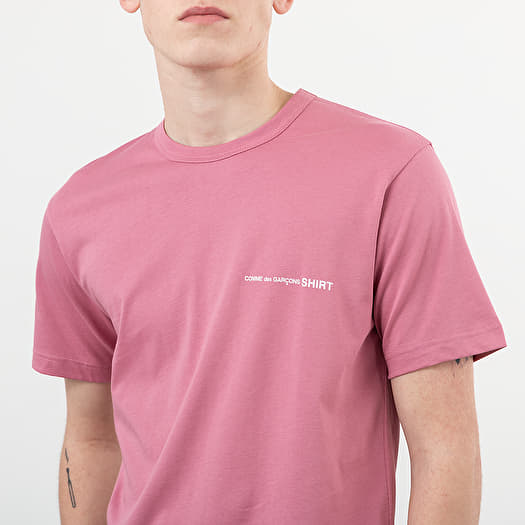 T shirts Comme des Garcons SHIRT Logo Tee Pink Footshop