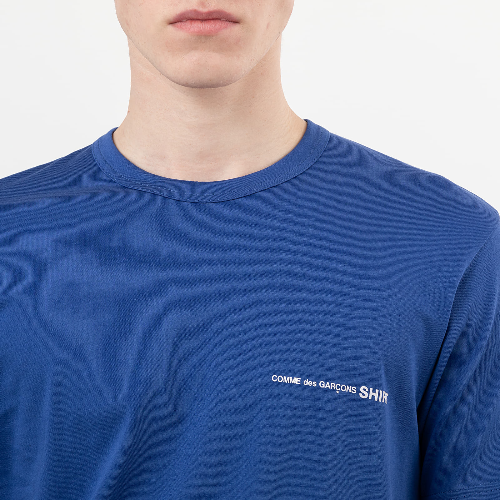 T-shirts Comme des Garçons SHIRT Logo Tee Blue