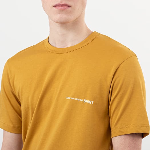 T shirts Comme des Garcons SHIRT Logo Tee Yellow Footshop