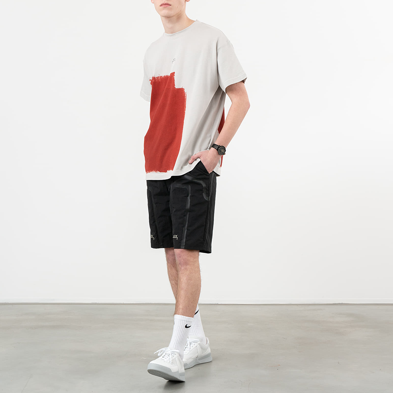 T-shirts A-COLD-WALL* Painted Tee Grey Violet