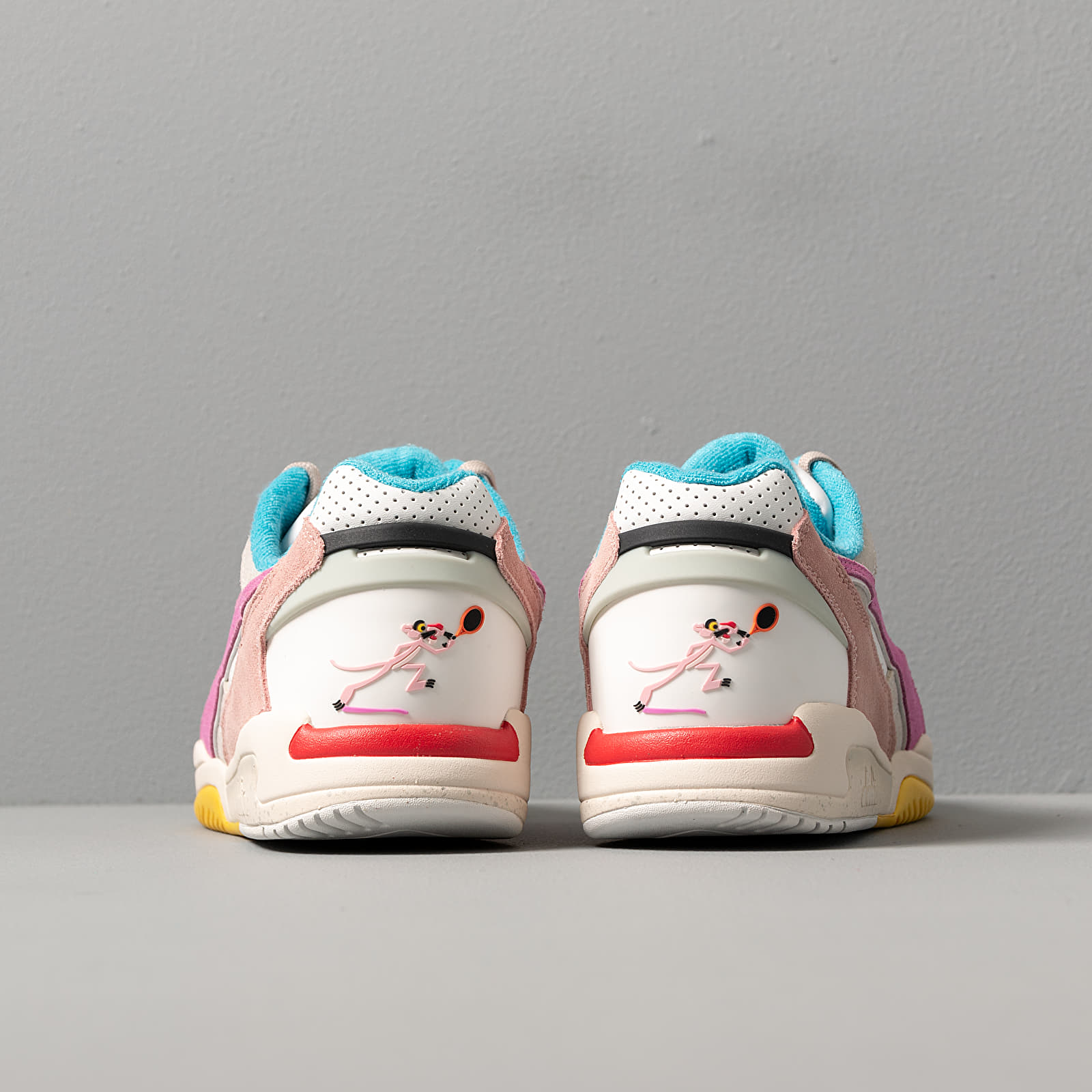 Herren Sneaker und Schuhe Diadora x LC23 x Pink Panther Rebound Ace White