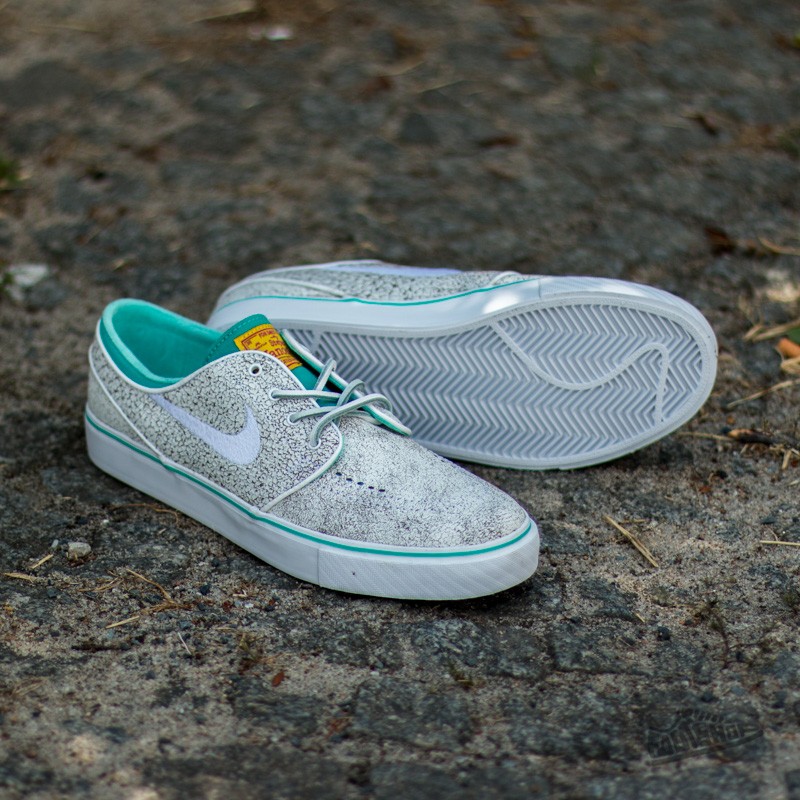 Herren Sneaker und Schuhe Nike Zoom Stefan Janoski Elite White/White-Black-Hyper Jade