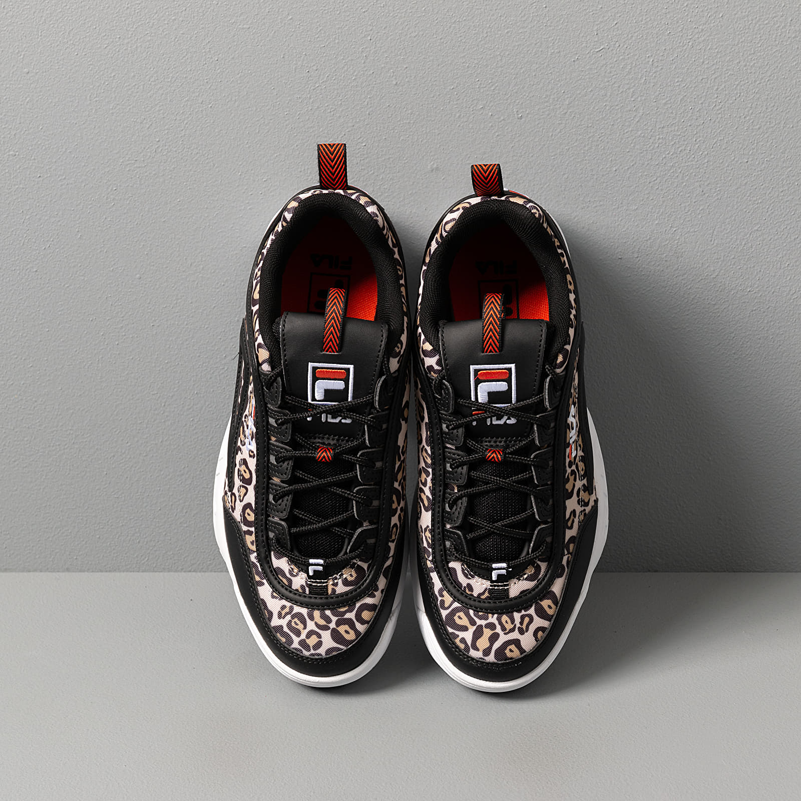 Fila disruptor online black leopard