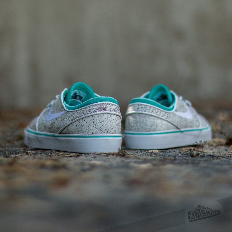 Herren Sneaker und Schuhe Nike Zoom Stefan Janoski Elite White/White-Black-Hyper Jade