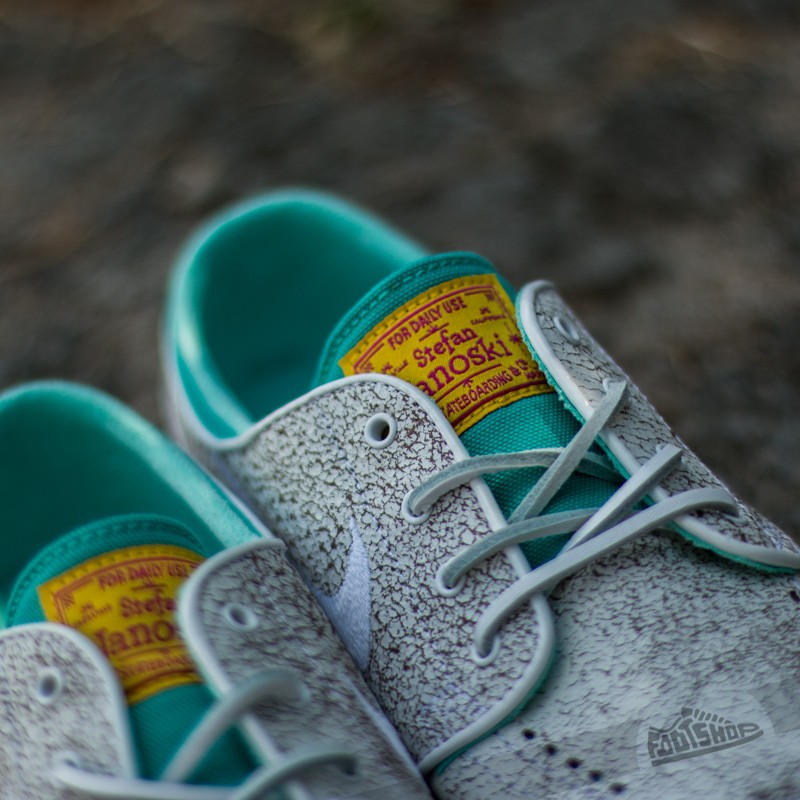 Herren Sneaker und Schuhe Nike Zoom Stefan Janoski Elite White/White-Black-Hyper Jade