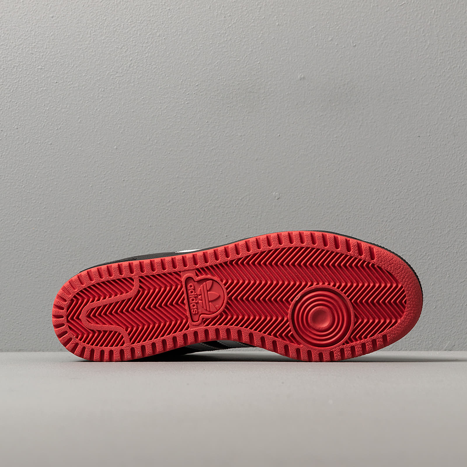 Adidas red sale bottom shoes