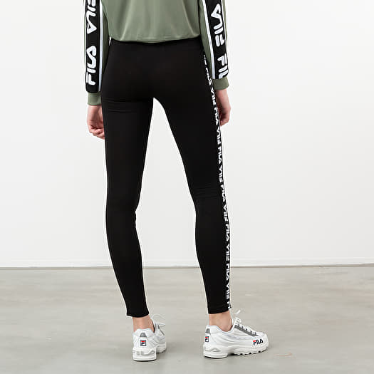 Pants and jeans FILA Tasya Leggings Black Bright White Footshop