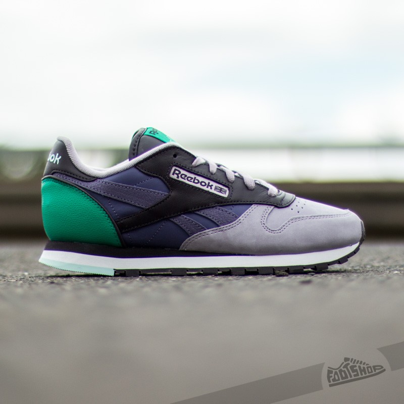 Women's shoes Reebok Classic Leather  PM Purple/ Volt/ Green/ White