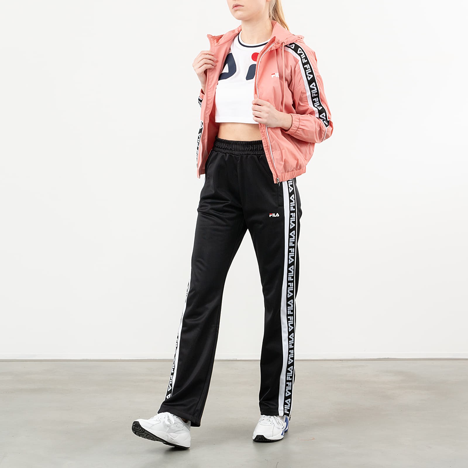 Pants and jeans FILA Tao Overlenght Track Pants Black/ Bright