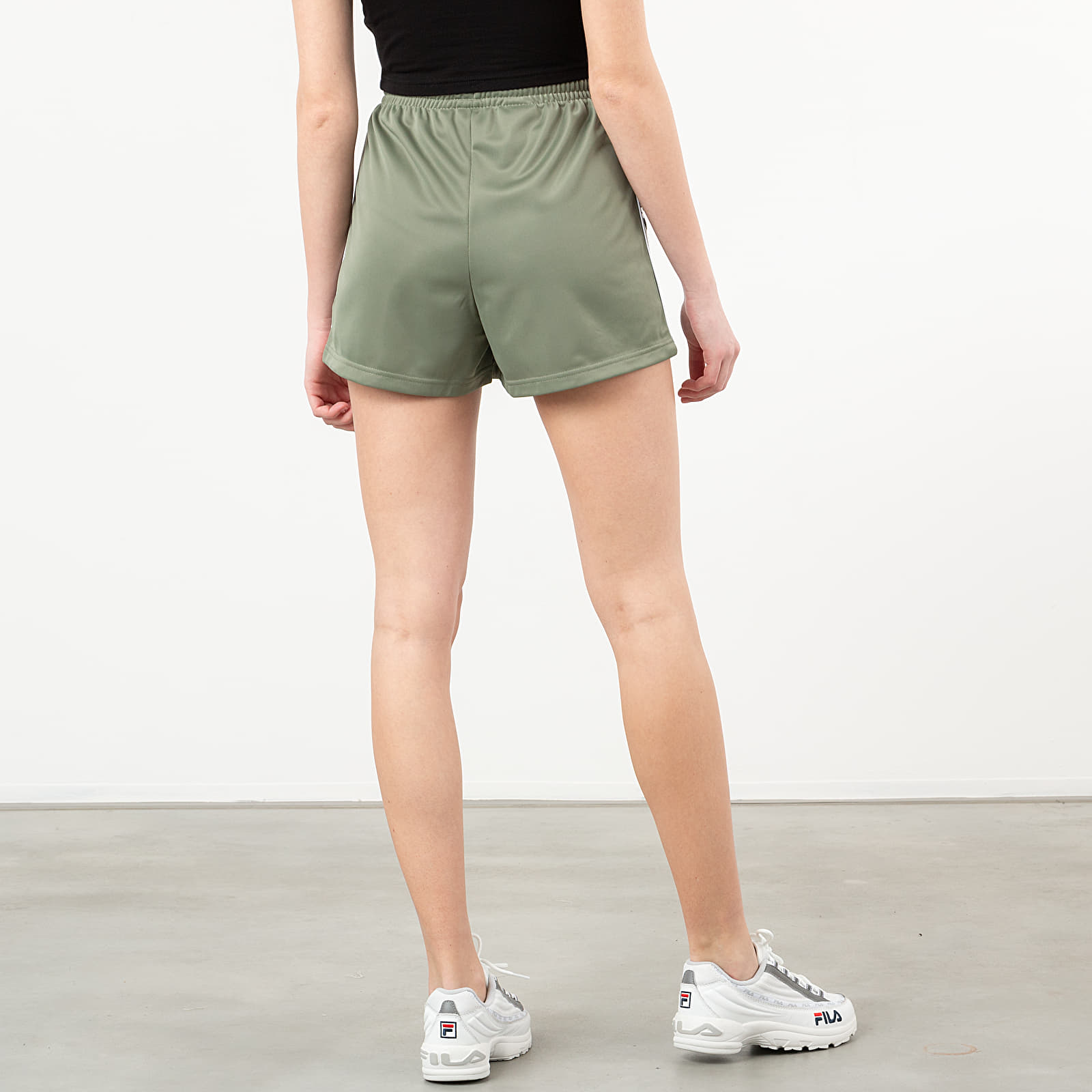 Pantalones cortos FILA Tarin High Waist Shorts Sea Spray/ Bright White