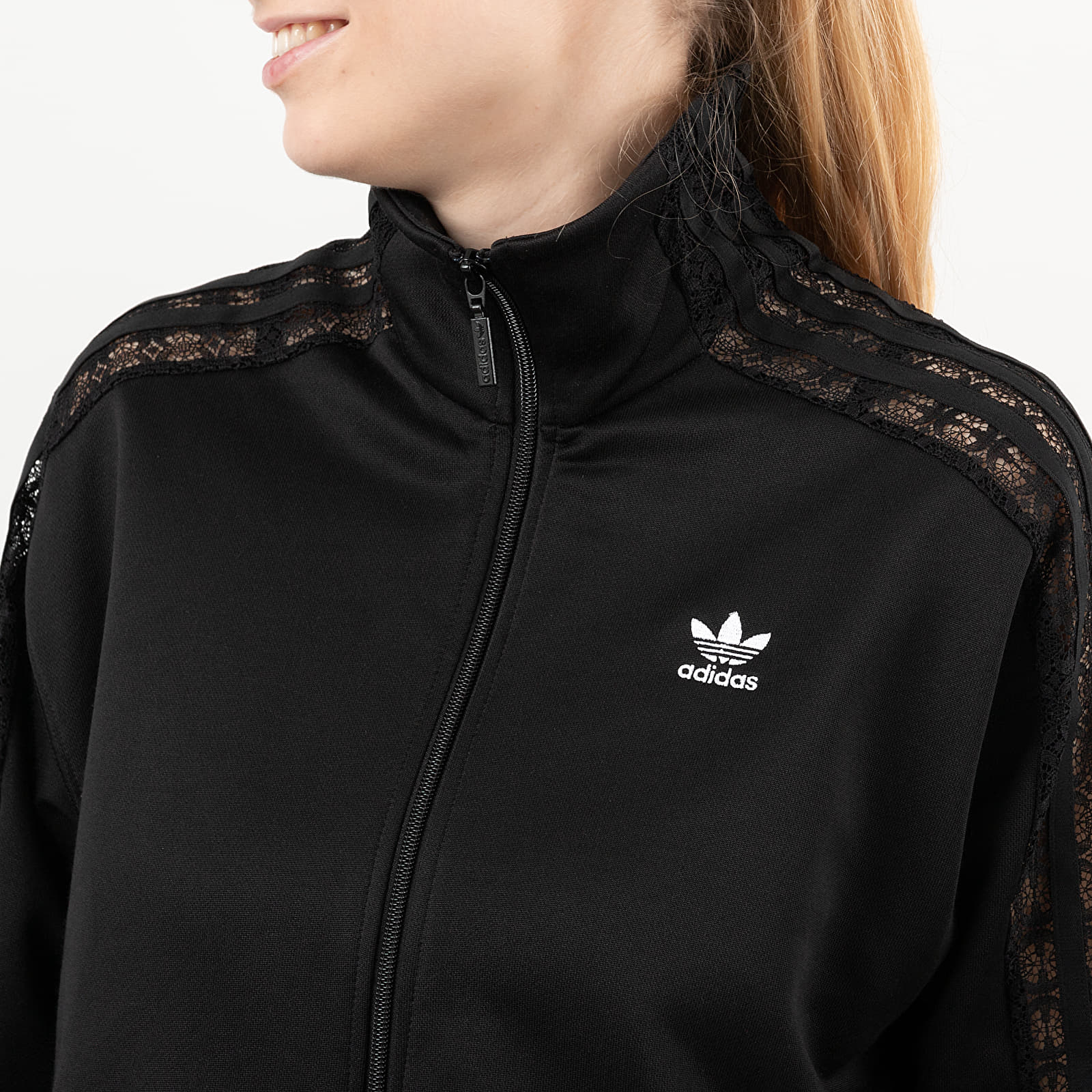 Adidas originals lace track top shop