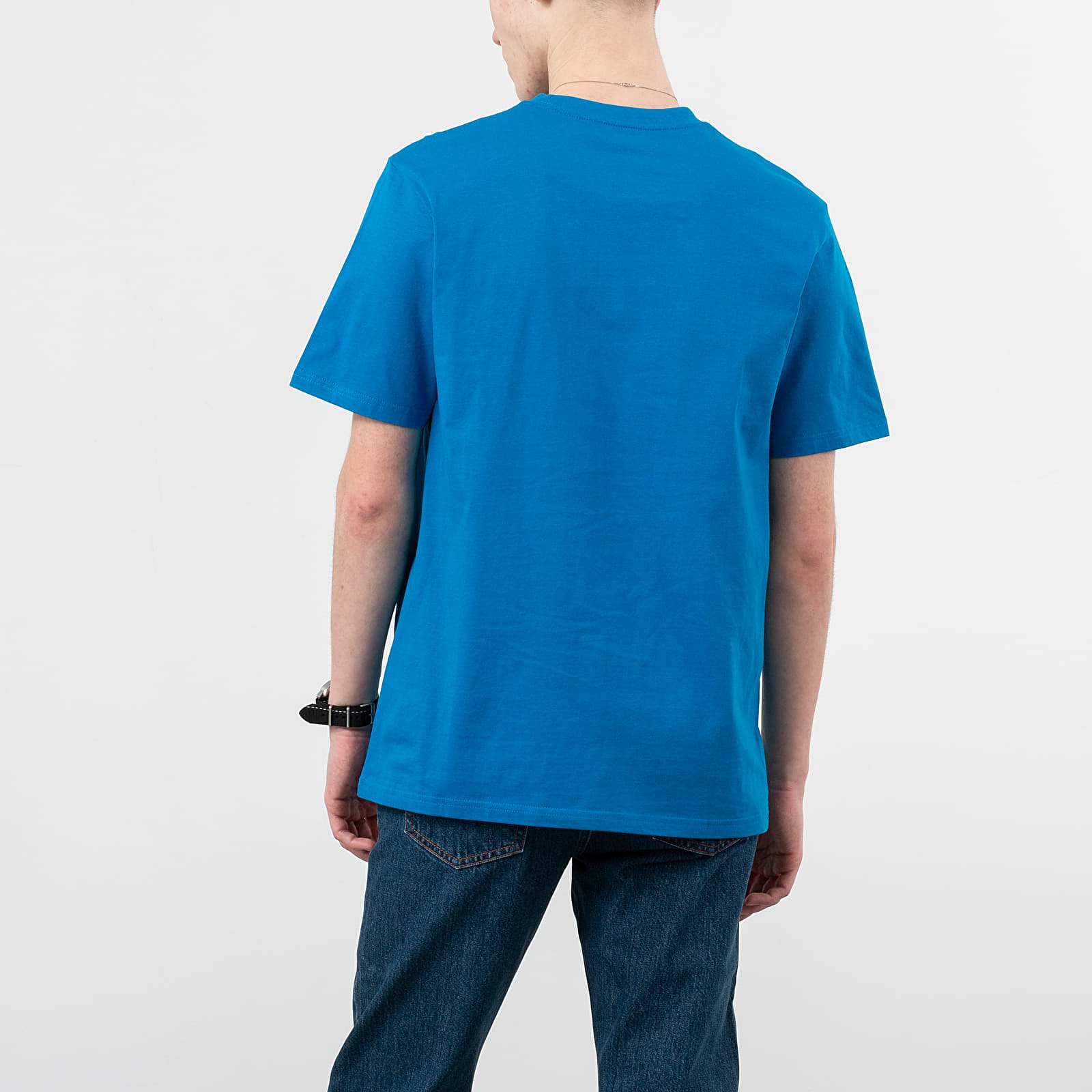Marškinėliai Carhartt WIP Script Tee Azzuro/ White