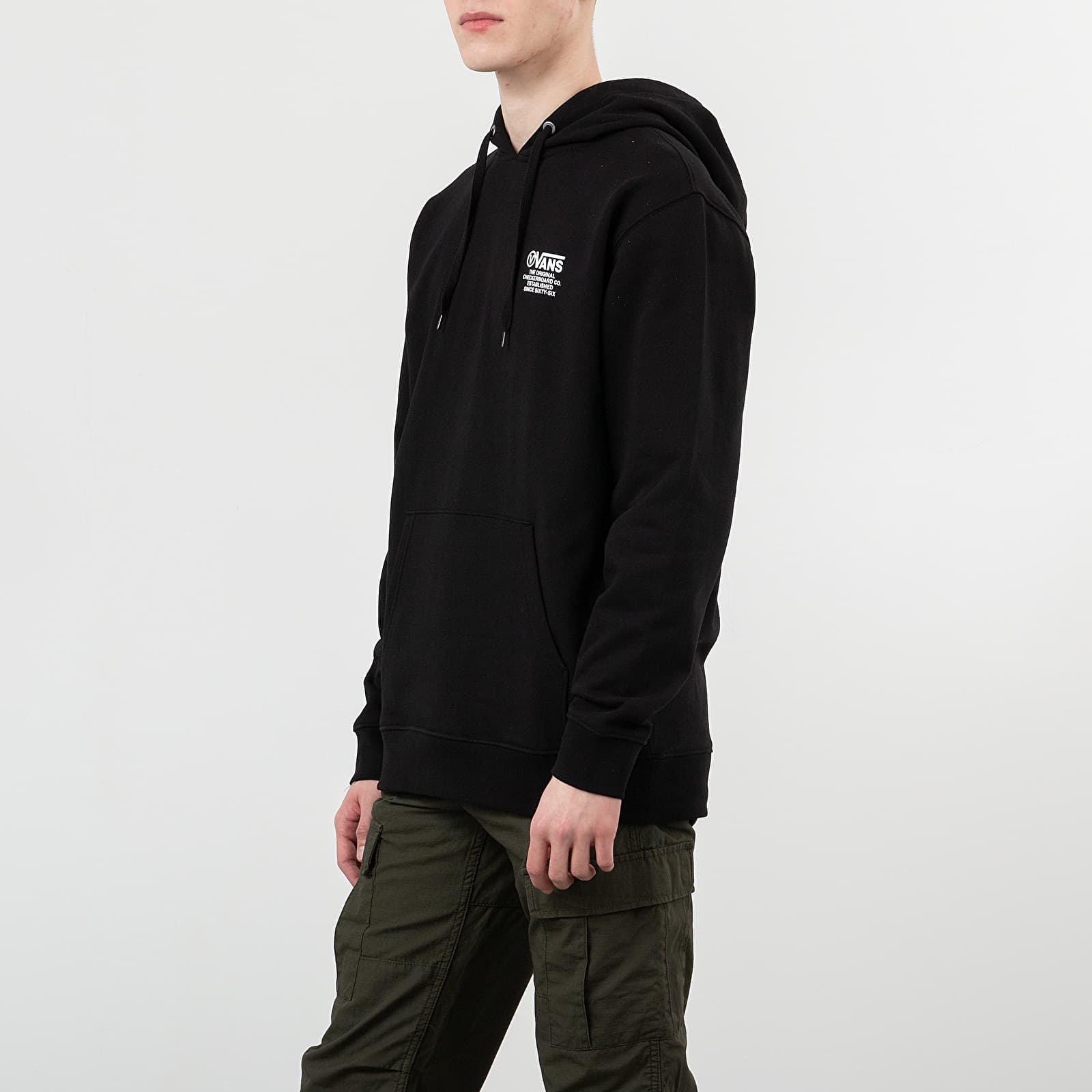 Hoodies and sweatshirts Vans Distort Type Pullover Hoodie Black